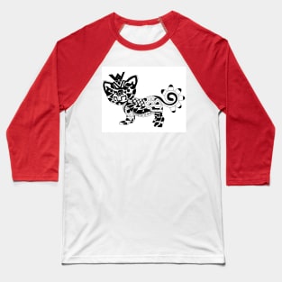 the king of the cougars in ecopop pattern Baseball T-Shirt